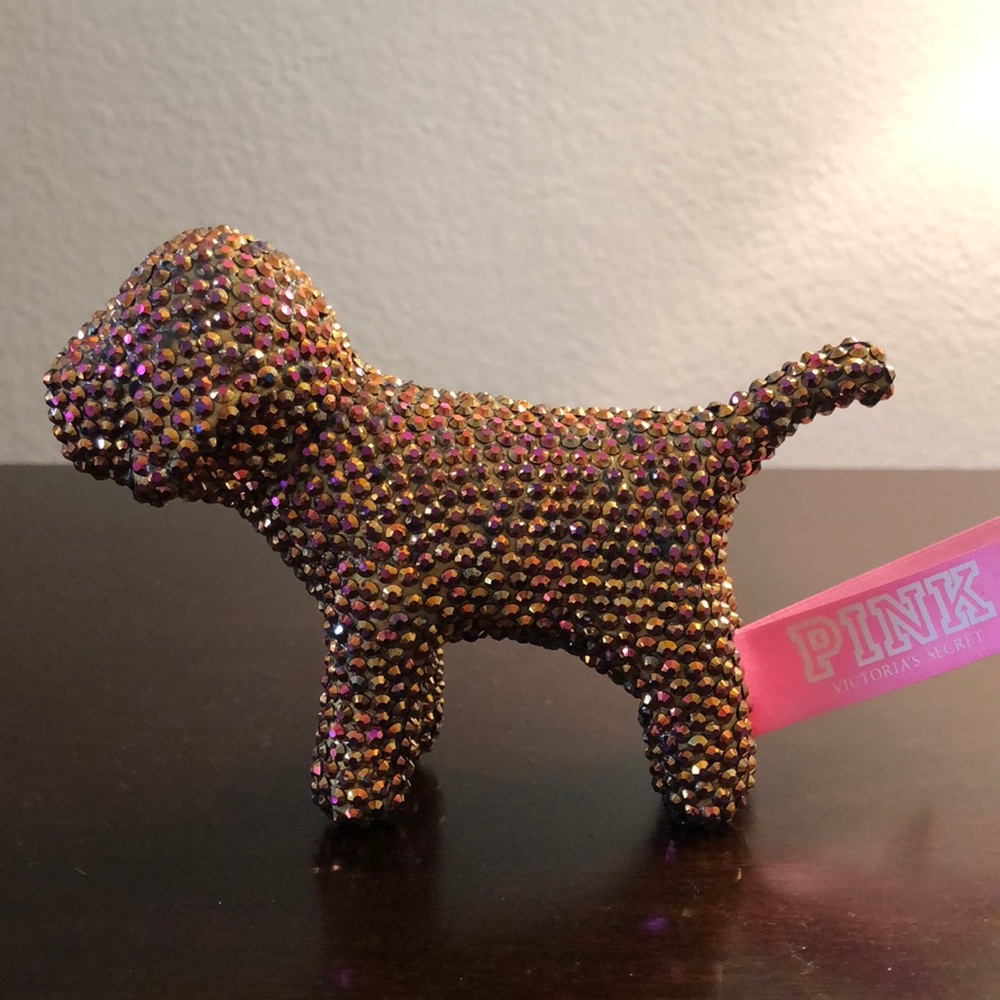 SOLD Rose gold Victoria’s Secret bling dog